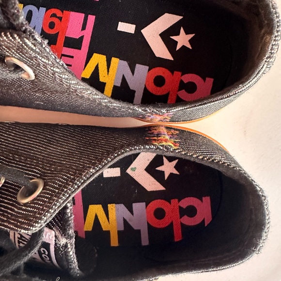 Converse Chuck Taylor All Star Rainbow Platform Black Denim Limited Edition 2020 - Picture 9 of 12